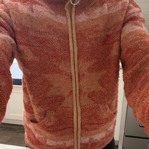 Lucky Brand Women's boho Zip-Up Sweater